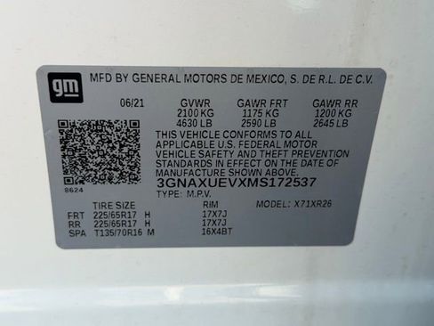 Certified 2021 Chevrolet Equinox LT image 23