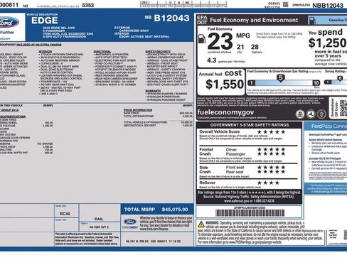 Certified 2022 Ford Edge SEL w/ Convenience Package image 6