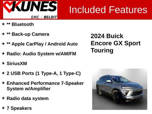 Used 2024 Buick Encore GX Sport Touring image 2