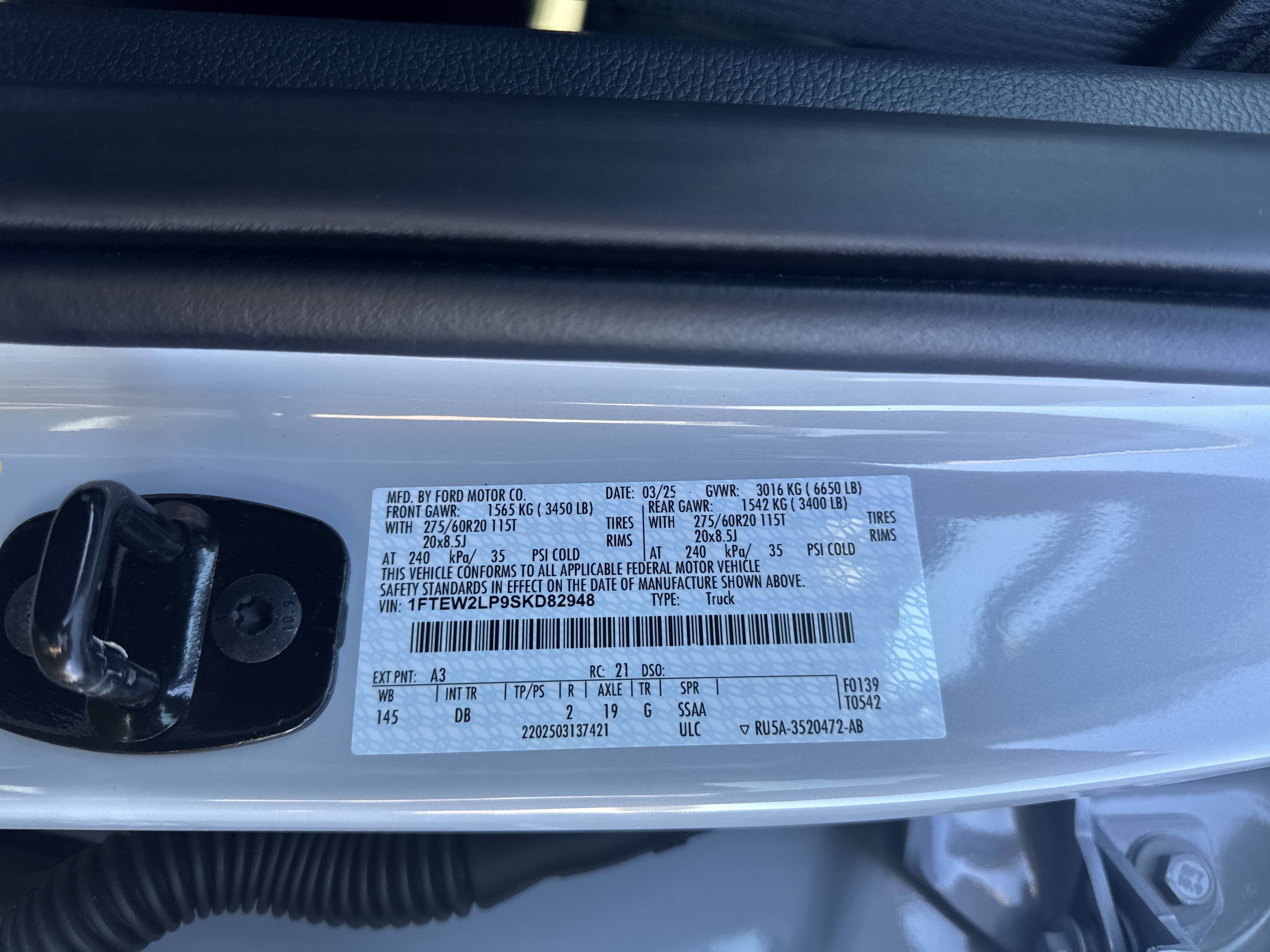 New 2025 Ford F150 STX w/ STX Black Appearance Package AWD/4WD image 16