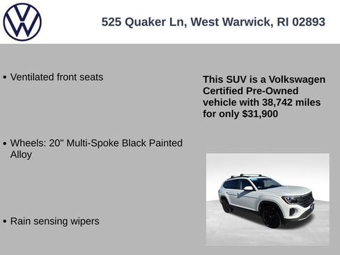 Certified 2024 Volkswagen Atlas SE image 25