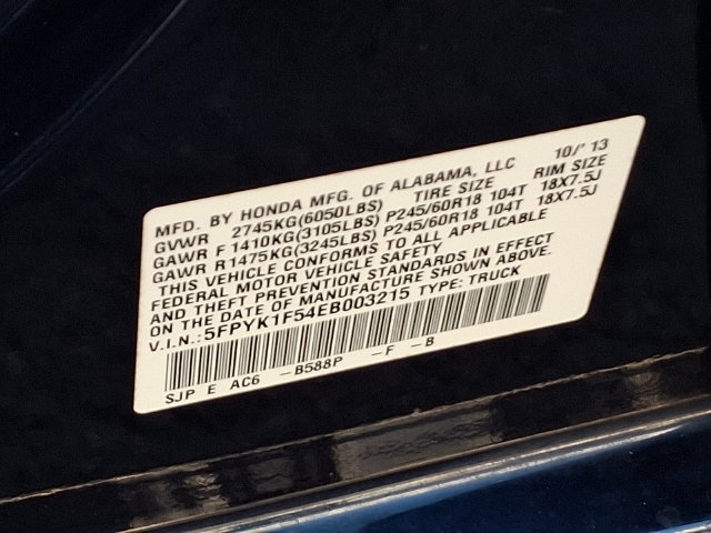 Used 2014 Honda Ridgeline RTL image 34
