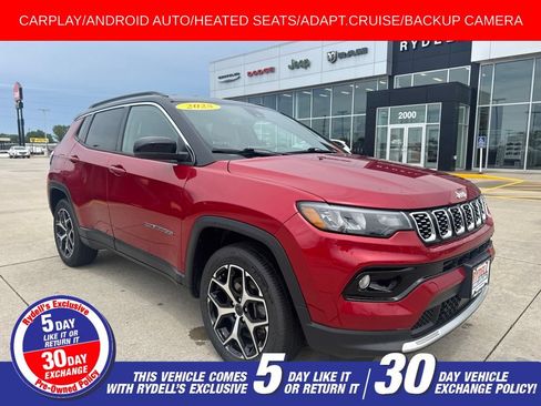 Used 2025 Jeep Compass Limited AWD/4WD image 1
