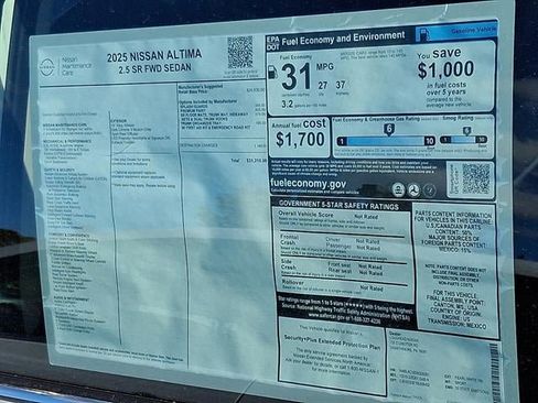 New 2025 Nissan Altima 2.5 SR image 3
