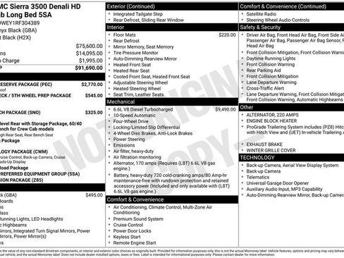 Used 2024 GMC Sierra 3500 Denali w/ Denali Reserve Package AWD/4WD image 7