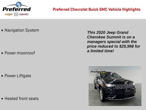 Used 2020 Jeep Grand Cherokee Summit image 2