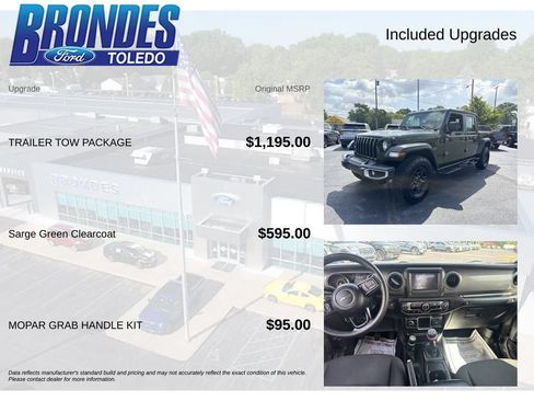 Used 2023 Jeep Gladiator Sport w/ Trailer Tow Package AWD/4WD image 6