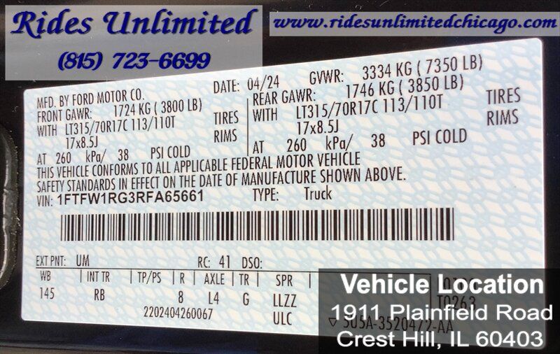 Used 2024 Ford F150 Raptor AWD/4WD image 22