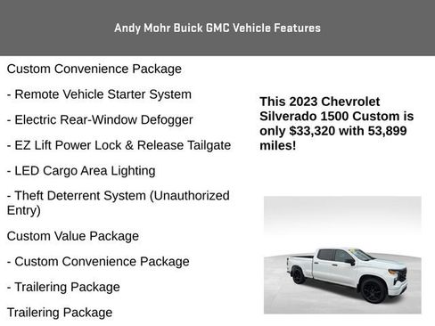 Used 2023 Chevrolet Silverado 1500 Custom AWD/4WD image 16