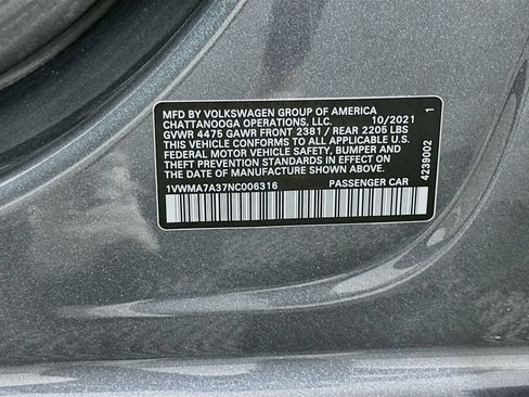 Used 2022 Volkswagen Passat 2.0T R-Line FWD image 33