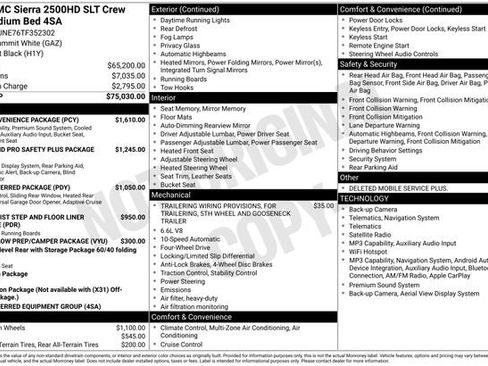 New 2026 GMC Sierra 2500 SLT w/ SLT Convenience Package AWD/4WD image 28