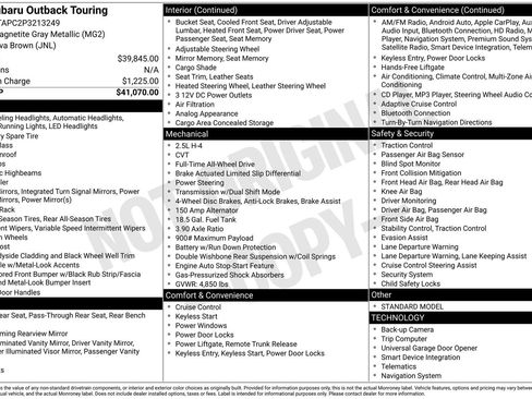Used 2023 Subaru Outback Touring image 19