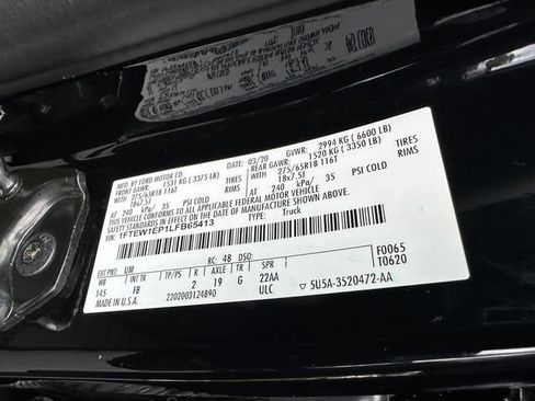 Used 2020 Ford F150 XLT w/ Equipment Group 302A Luxury AWD/4WD image 35