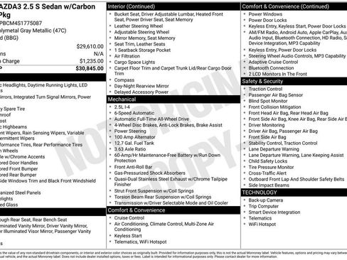Used 2025 MAZDA MAZDA3 s image 12