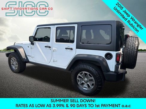 Used 2015 Jeep Wrangler Unlimited Rubicon w/ Connectivity Group AWD/4WD image 4