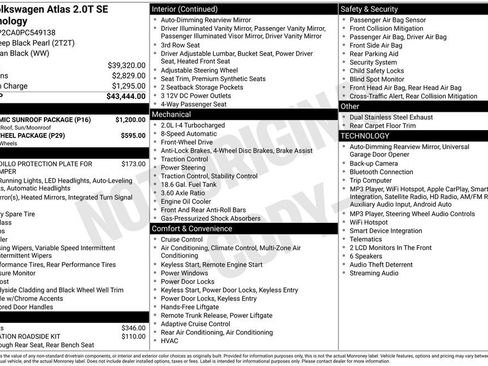 Used 2023 Volkswagen Atlas SE w/ Panoramic Sunroof Package FWD image 13
