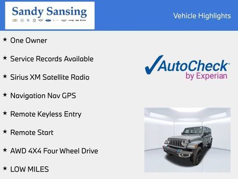 Used 2024 Jeep Wrangler Unlimited Sahara AWD/4WD image 8