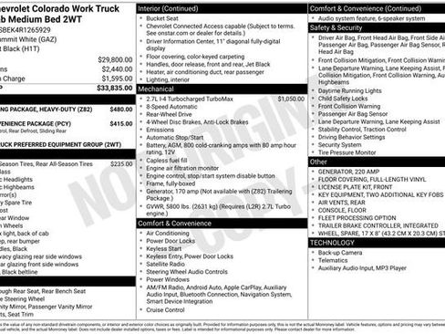 Used 2024 Chevrolet Colorado W/T image 10