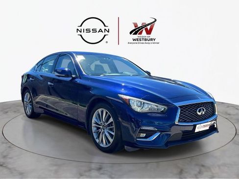 Used 2022 INFINITI Q50 Luxe w/ Cargo Package AWD/4WD image 1