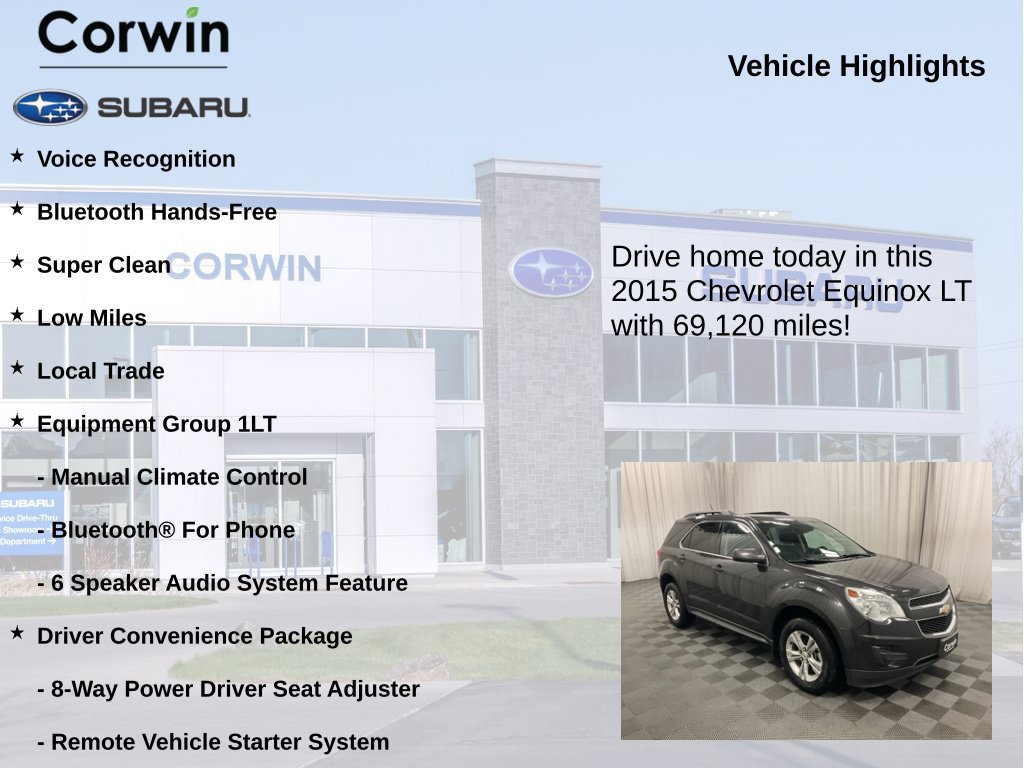 Used 2015 Chevrolet Equinox LT w/ Driver Convenience Package AWD/4WD image 6