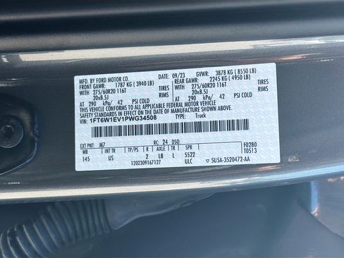 Used 2023 Ford F150 Lightning XLT w/ Equipment Group 312A High image 41