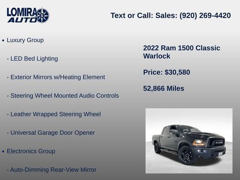 Used 2022 RAM 1500 Warlock AWD/4WD image 39
