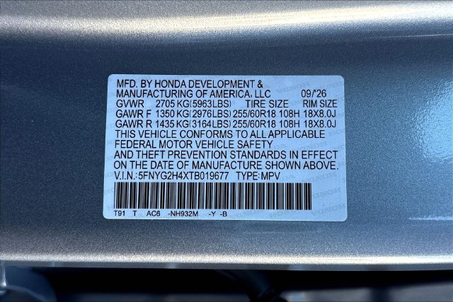 New 2026 Honda Pilot EX-L image 8