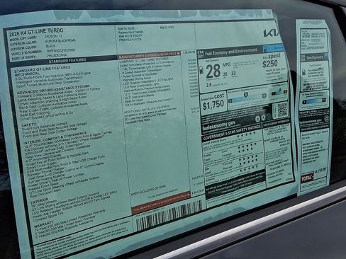 New 2026 Kia K4 GT-Line Turbo FWD image 11