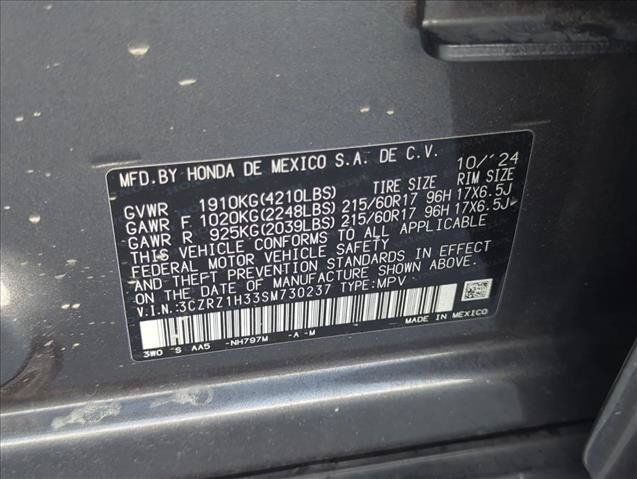 Used 2025 Honda HR-V LX image 2