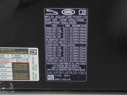 New 2026 Land Rover Range Rover SE image 37