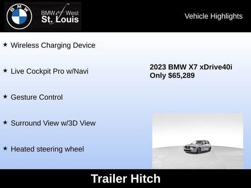 Used 2023 BMW X7 xDrive40i w/ Premium Package image 71