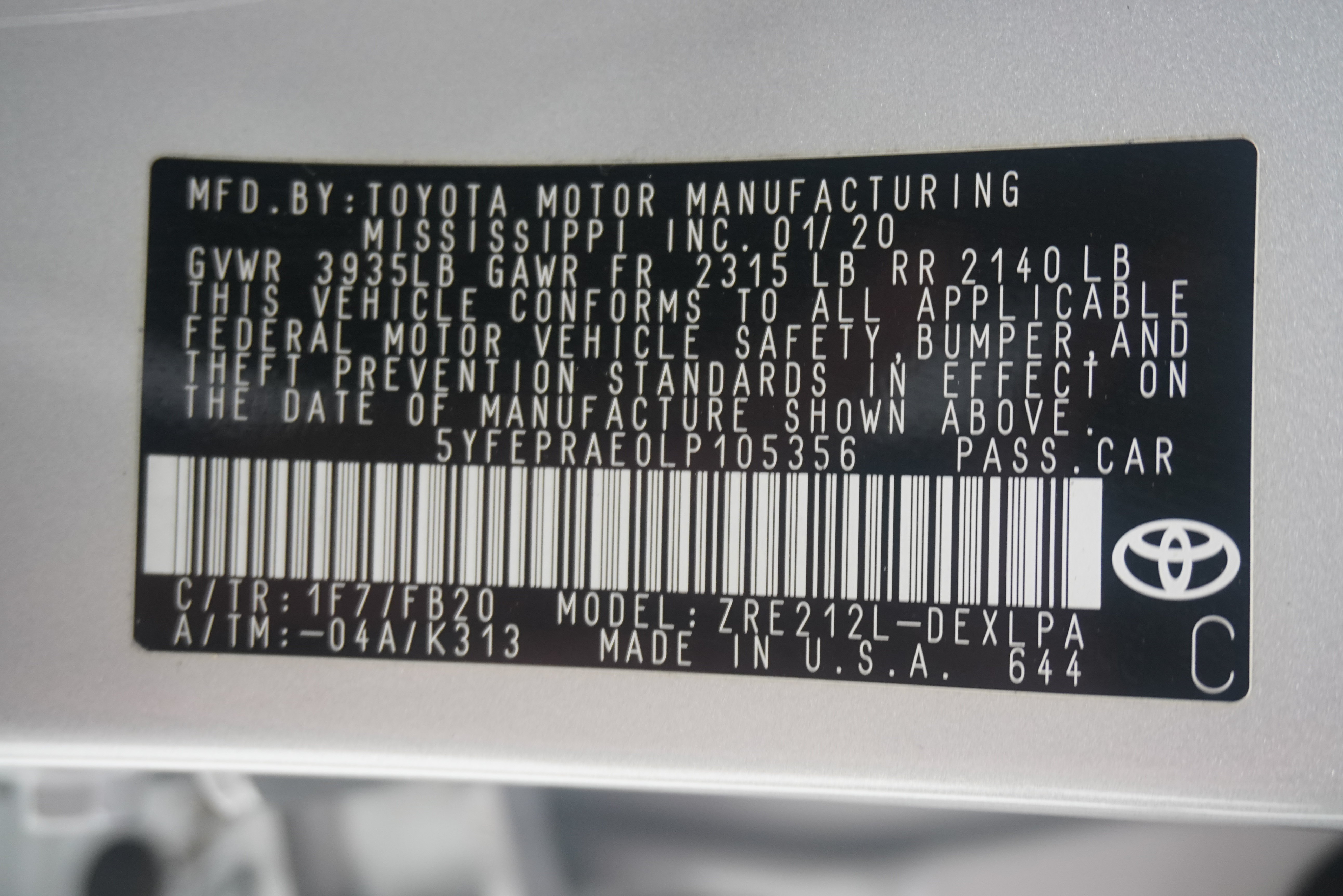 Used 2020 Toyota Corolla LE FWD image 26