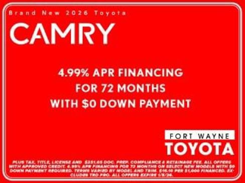 New 2026 Toyota Camry XLE image 2