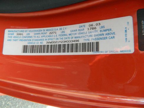 Used 2003 Volkswagen Beetle GLX image 24