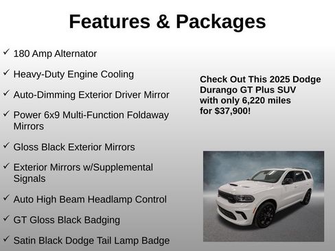 Used 2025 Dodge Durango GT AWD/4WD image 13