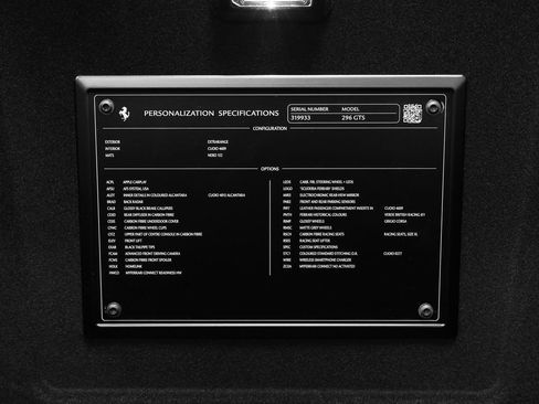 Certified 2025 Ferrari 296 GTS RWD image 16