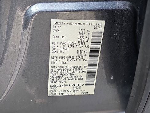 Used 2022 Nissan Frontier S w/ Technology Package image 27