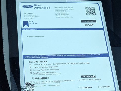 Used 2024 Hyundai Sonata SEL FWD image 13