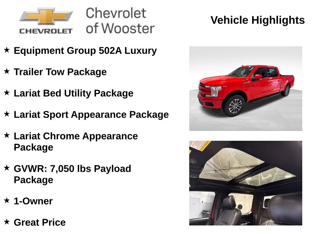 Used 2020 Ford F150 Lariat w/ Equipment Group 502A Luxury AWD/4WD image 2