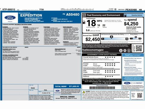 Used 2023 Ford Expedition Limited image 2