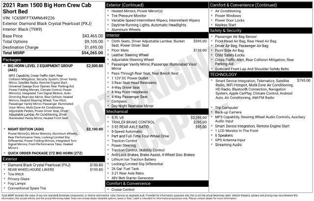 Used 2021 RAM 1500 Big Horn AWD/4WD image 6