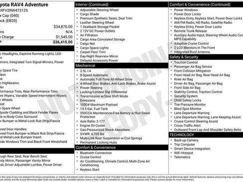 Used 2024 Toyota RAV4 Adventure image 5