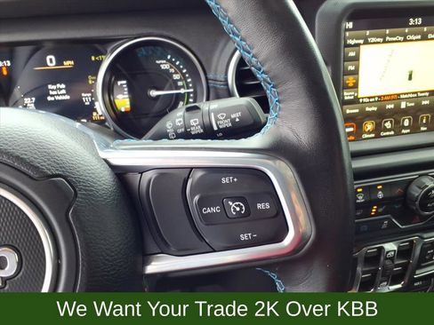 Used 2023 Jeep Wrangler Unlimited Rubicon 4xe w/ Steel Bumper Group image 32