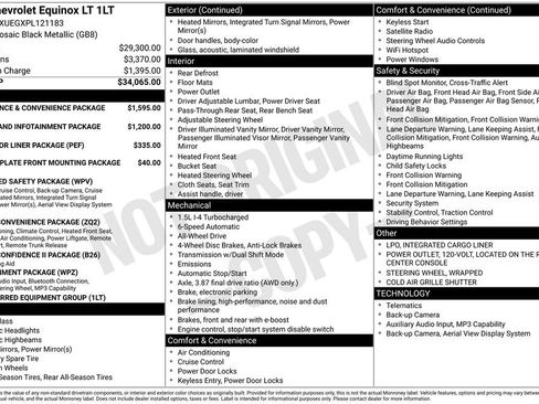 Used 2023 Chevrolet Equinox LT AWD/4WD image 3