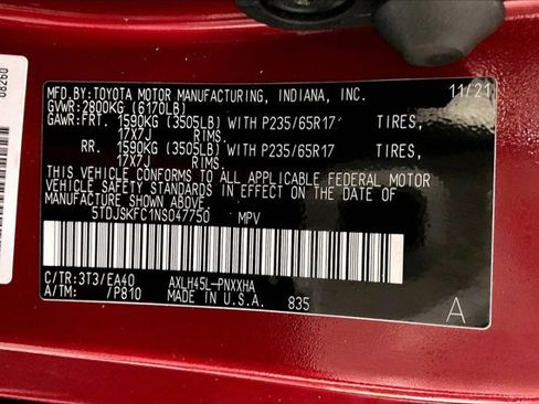 Used 2022 Toyota Sienna XLE w/ XLE Plus Package AWD/4WD image 44