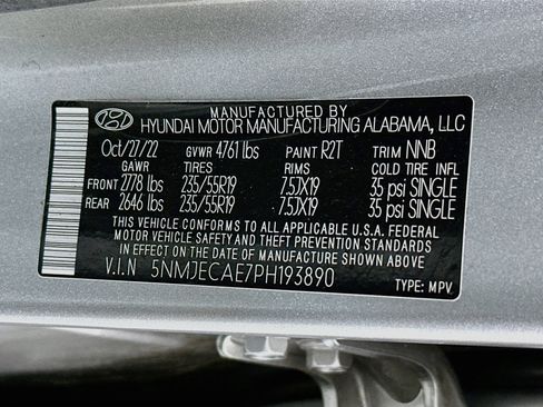 Certified 2023 Hyundai Tucson Limited AWD/4WD image 33