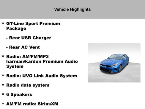 Certified 2022 Kia Forte GT-Line w/ GT-Line Premium Package FWD image 16