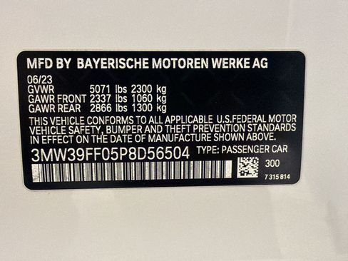 Used 2023 BMW 330e w/ Driving Assistance Package RWD image 26