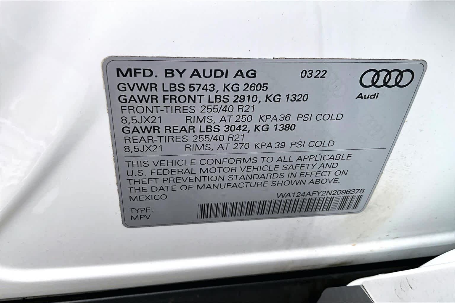Used 2022 Audi SQ5 Premium Plus AWD/4WD image 33