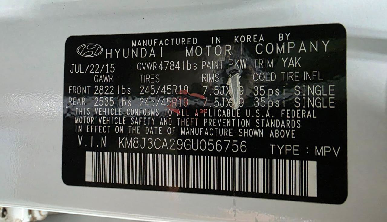 Used 2016 Hyundai Tucson Limited AWD/4WD image 41